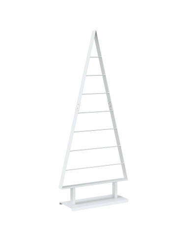 Albero di Natale in metallo KUOPIO 125 cm Acciaio Bianco