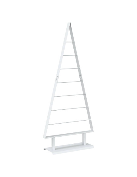 Albero di Natale in metallo KUOPIO 125 cm Acciaio Bianco