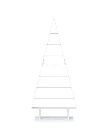 Albero di Natale in metallo KUOPIO 125 cm Acciaio Bianco