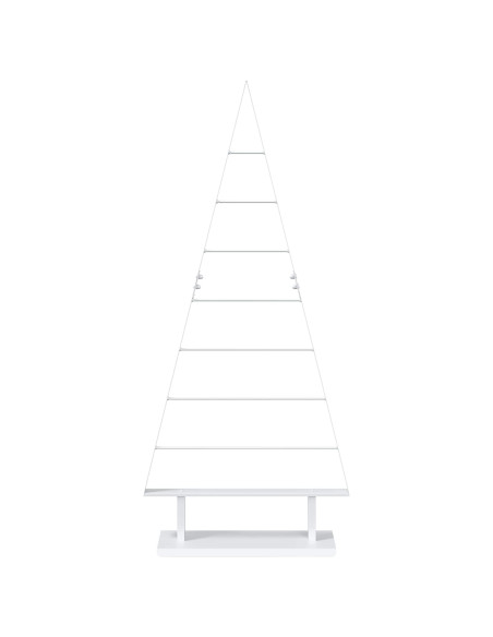 Albero di Natale in metallo KUOPIO 125 cm Acciaio Bianco