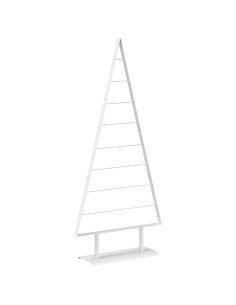 Albero di Natale in metallo KUOPIO 180 cm Acciaio Bianco 2