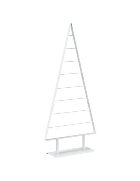 Albero di Natale in metallo KUOPIO 180 cm Acciaio Bianco