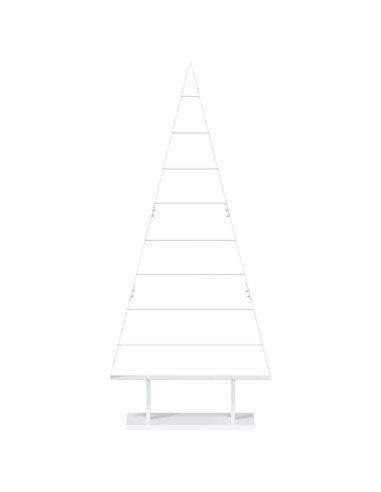 Albero di Natale in metallo KUOPIO 180 cm Acciaio Bianco