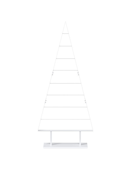 Albero di Natale in metallo KUOPIO 180 cm Acciaio Bianco