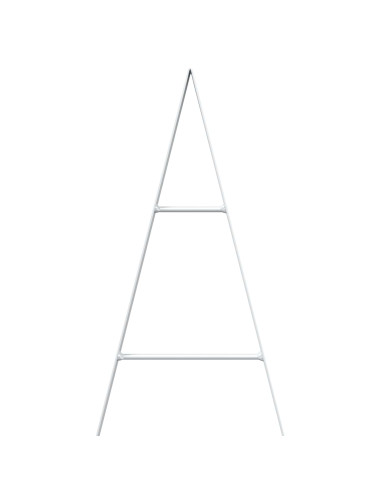 Albero di Natale in metallo KUOPIO 180 cm Acciaio Bianco
