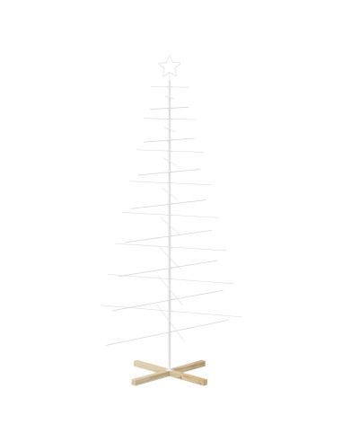 Albero di Natale in metallo con supporto KUOPIO 210 cm Acciaio
