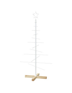 Albero di Natale in metallo con supporto KUOPIO 120 cm Acciaio 2