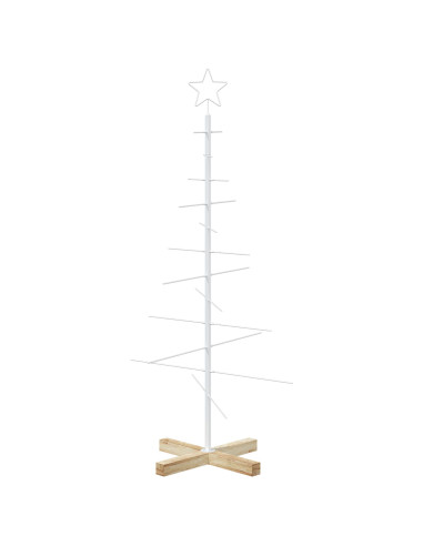 Albero di Natale in metallo con supporto KUOPIO 120 cm Acciaio