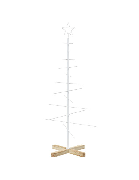 Albero di Natale in metallo con supporto KUOPIO 120 cm Acciaio