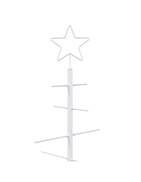 Albero di Natale in metallo con supporto KUOPIO 120 cm Acciaio