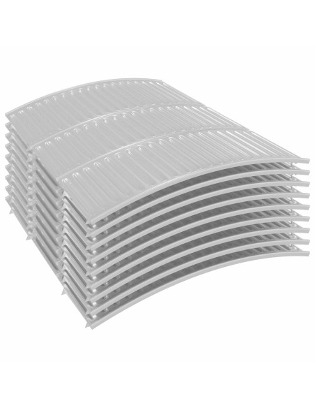 GonnaperAlberodiNatale A forma di cono Argento Ø 73 x 25,5 cm