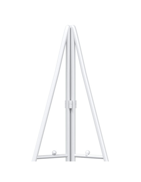 Albero di Natale in metallo KUOPIO 180 cm Acciaio Bianco