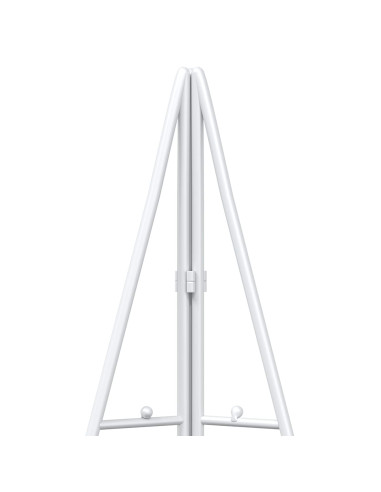 Albero di Natale in metallo KUOPIO 210 cm Acciaio Bianco