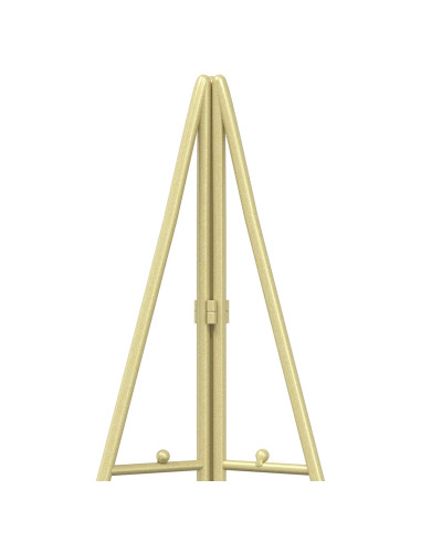 Albero di Natale in metallo KUOPIO 210 cm Acciaio Oro