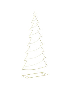Albero di Natale in metallo con supporto KUOPIO 210 cm Acciaio 2