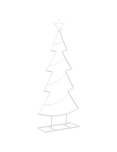 Albero di Natale in metallo con supporto KUOPIO 125 cm Acciaio 2