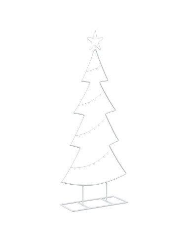 Albero di Natale in metallo con supporto KUOPIO 125 cm Acciaio