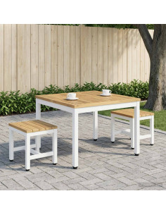 Tavolino da salotto Bianco 60 x 60,5 x 36 cm