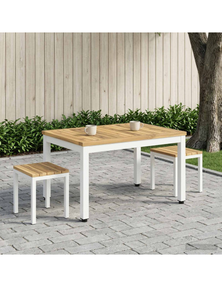 Tavolino da salotto Bianco 49 x 68,5 x 36 cm