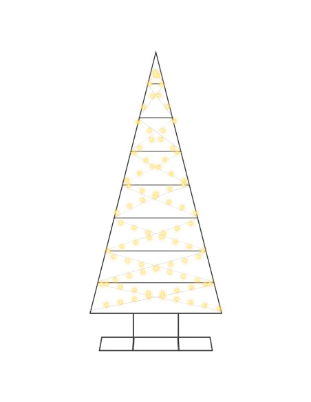 Albero di Natale in metallo KUOPIO 210 cm Bianco caldo