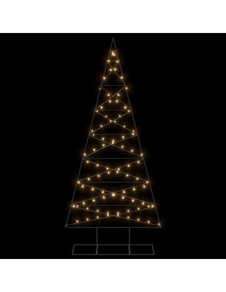 Albero di Natale in metallo KUOPIO 210 cm Bianco caldo