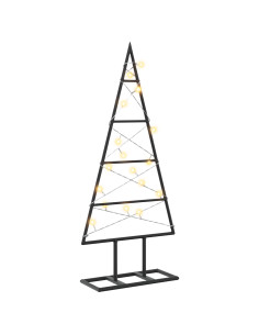 Albero di Natale in metallo KUOPIO 60 cm Bianco caldo 2