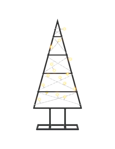 Albero di Natale in metallo KUOPIO 60 cm Bianco caldo