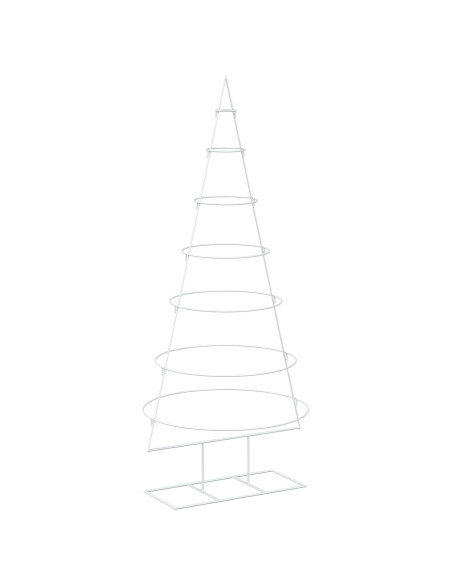 Albero di Natale in metallo con supporto KUOPIO 180 cm Acciaio