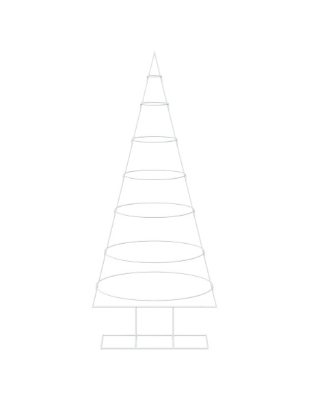 Albero di Natale in metallo con supporto KUOPIO 180 cm Acciaio