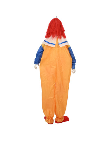 Clown spaventoso di Halloween SPOOKA Giallo e Blu