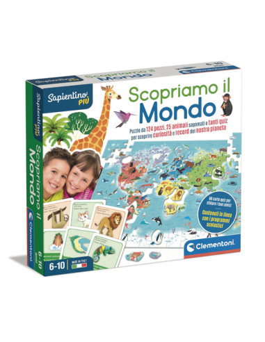 Clementoni Sapientino Più Scopriamo il Mondo