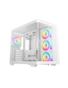 DEEPCOOL CASE MID TOWER CG530U 4F WHITE 4xARGB TG PANORAMICO