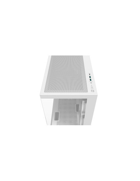 DEEPCOOL CASE MATX CG380 3F BIANCO PANORAMIC 3ARGB 2TG 360mm AIO