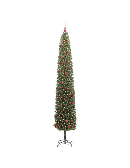 Albero di Natale artificiale con 300 LED Verde 270 cm