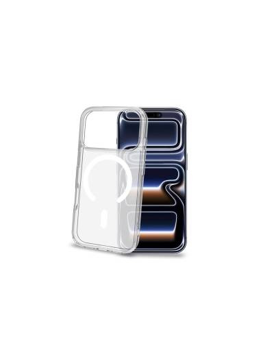 Celly Gelskin Magsafe Trasp. Cover Iphone 18 PRO/17 Pro Bianco