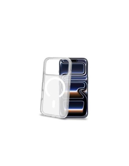 Celly Gelskin Magsafe Trasp. Cover Iphone 18 PRO/17 Pro Bianco