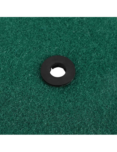 Lucidatrice per pavimenti 4 pz Ø 14 cm Verde Scuro Microfibra