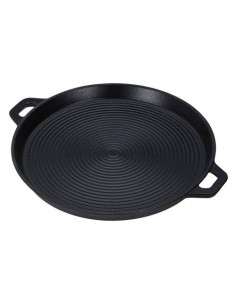 Piastra ghisa Bbq C85000350 bistecchiera Nero