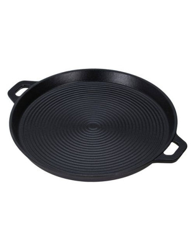 Piastra ghisa Bbq C85000350 bistecchiera Nero