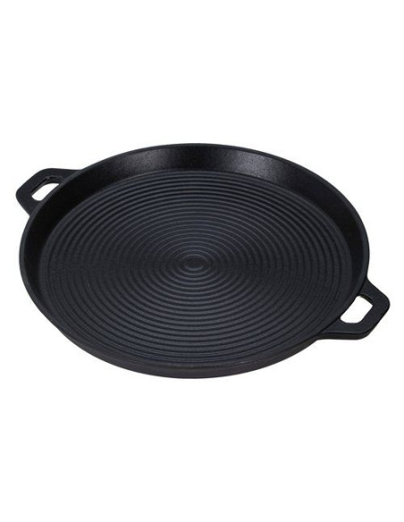 Piastra ghisa Bbq C85000350 bistecchiera Nero