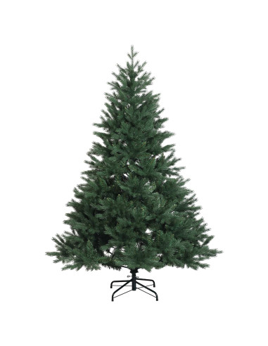 Albero di Natale artificiale con palline 180 cm 300 LED