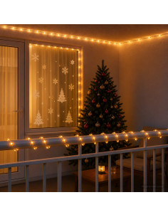 Tubo luminoso LED di Natale 2400 LED Giallo 100 m