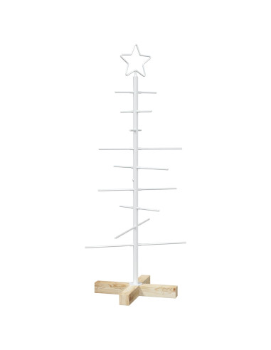 Albero di Natale in metallo con supporto KUOPIO 90 cm Acciaio