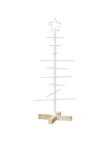 Albero di Natale in metallo con supporto KUOPIO 90 cm Acciaio