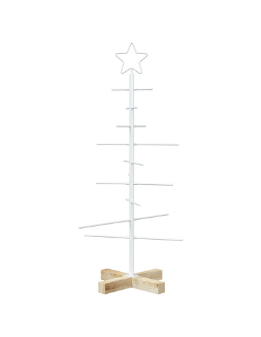 Albero di Natale in metallo con supporto KUOPIO 90 cm Acciaio