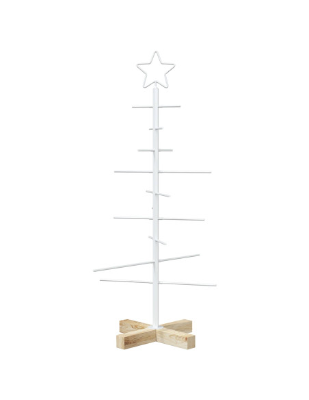 Albero di Natale in metallo con supporto KUOPIO 90 cm Acciaio
