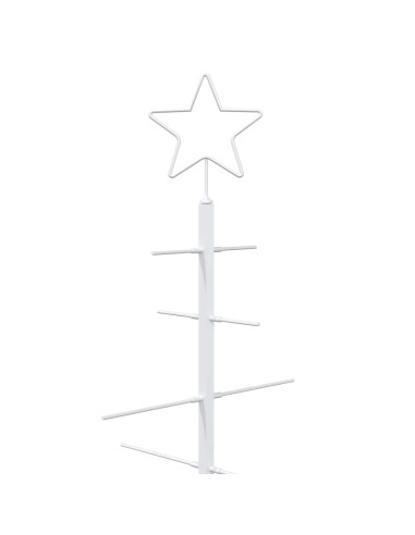 Albero di Natale in metallo con supporto KUOPIO 90 cm Acciaio