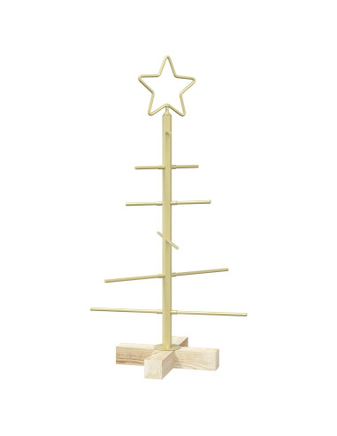 Albero di Natale in metallo con supporto KUOPIO 60 cm Acciaio