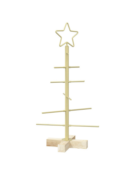 Albero di Natale in metallo con supporto KUOPIO 60 cm Acciaio