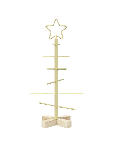 Albero di Natale in metallo con supporto KUOPIO 60 cm Acciaio